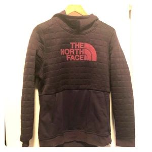 Purple North Face hoodie size large